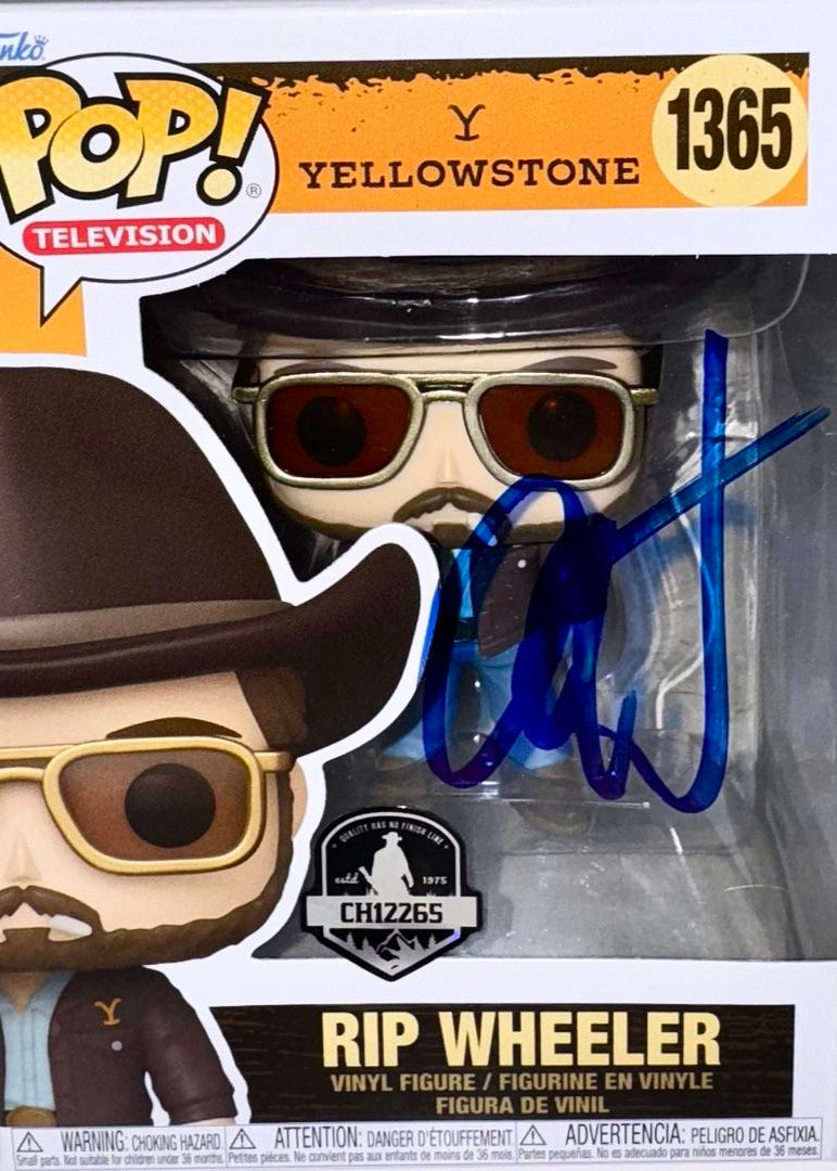 Cole Hauser Signed Funko Pop #1365 Rip Wheeler / Yellowstone *EXTREMELY RARE* - Beckett COA